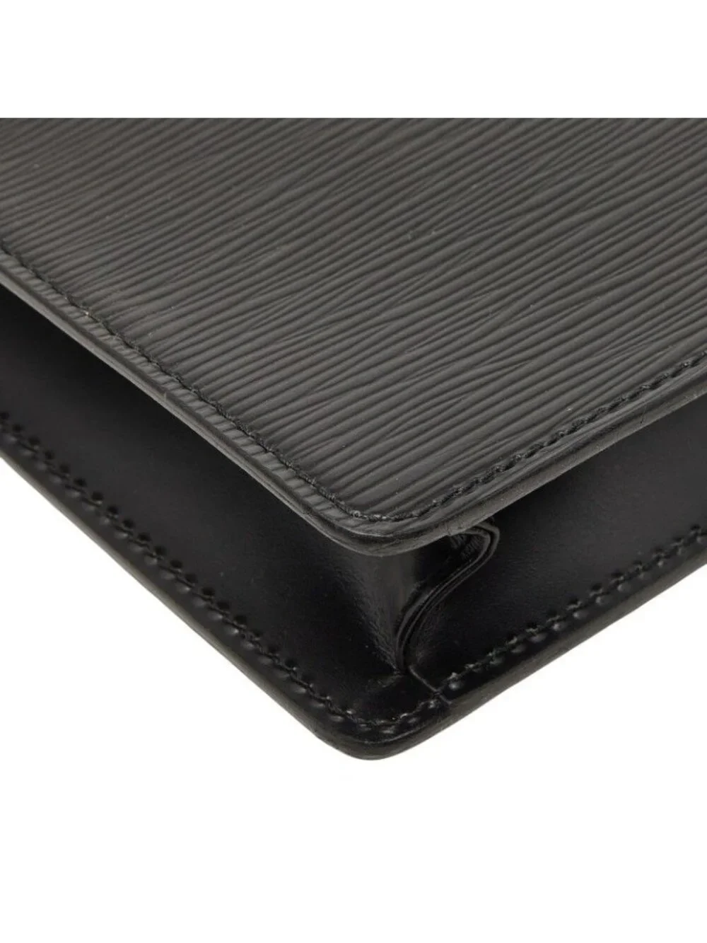 Louis Vuitton Epi Porte Documents Bandouliere Business Shoulder Bag 2-Way Black
